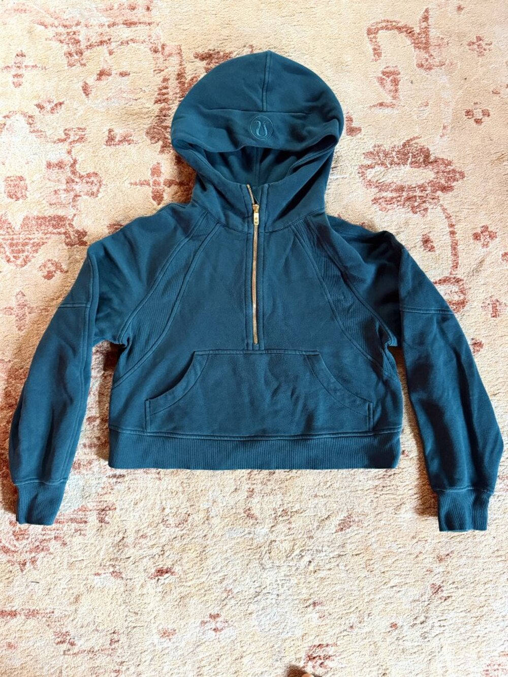 Scuba Oversized Half-Zip Hoodie (XS/S)